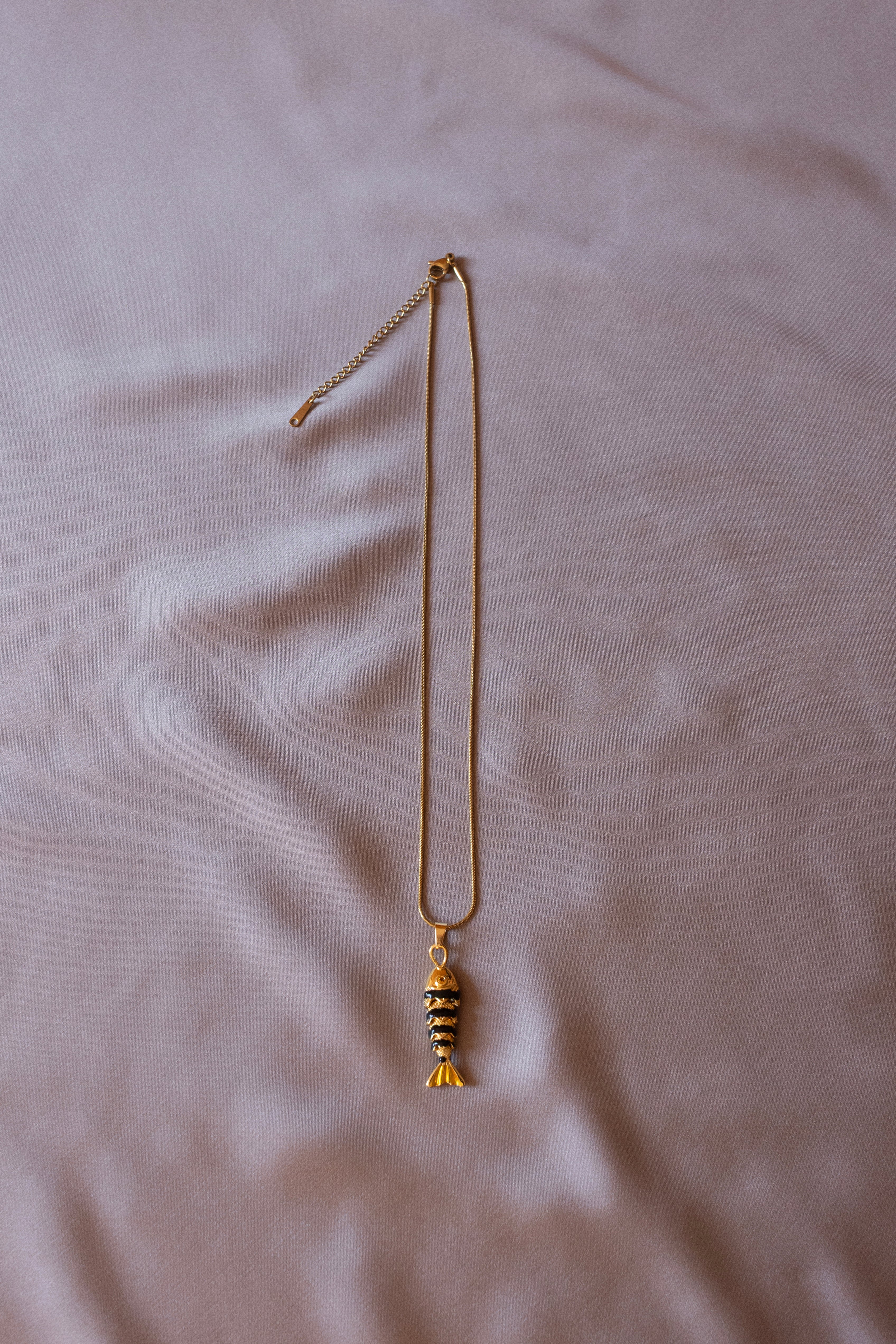 Black Fishy Necklace