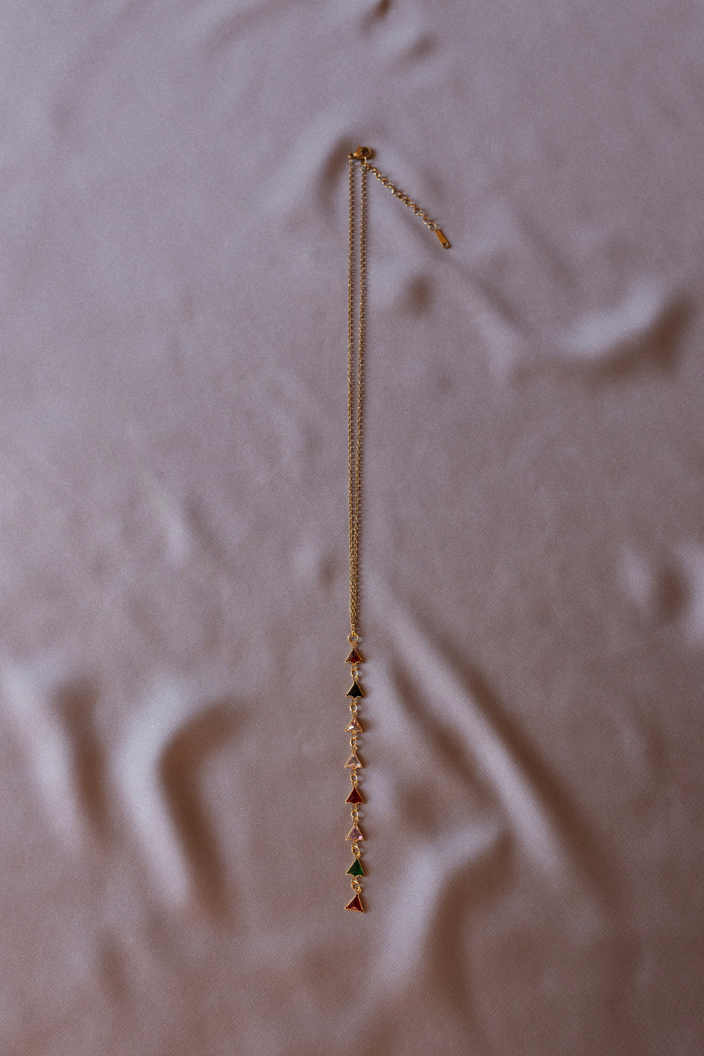 Colorburst Triangle Necklace