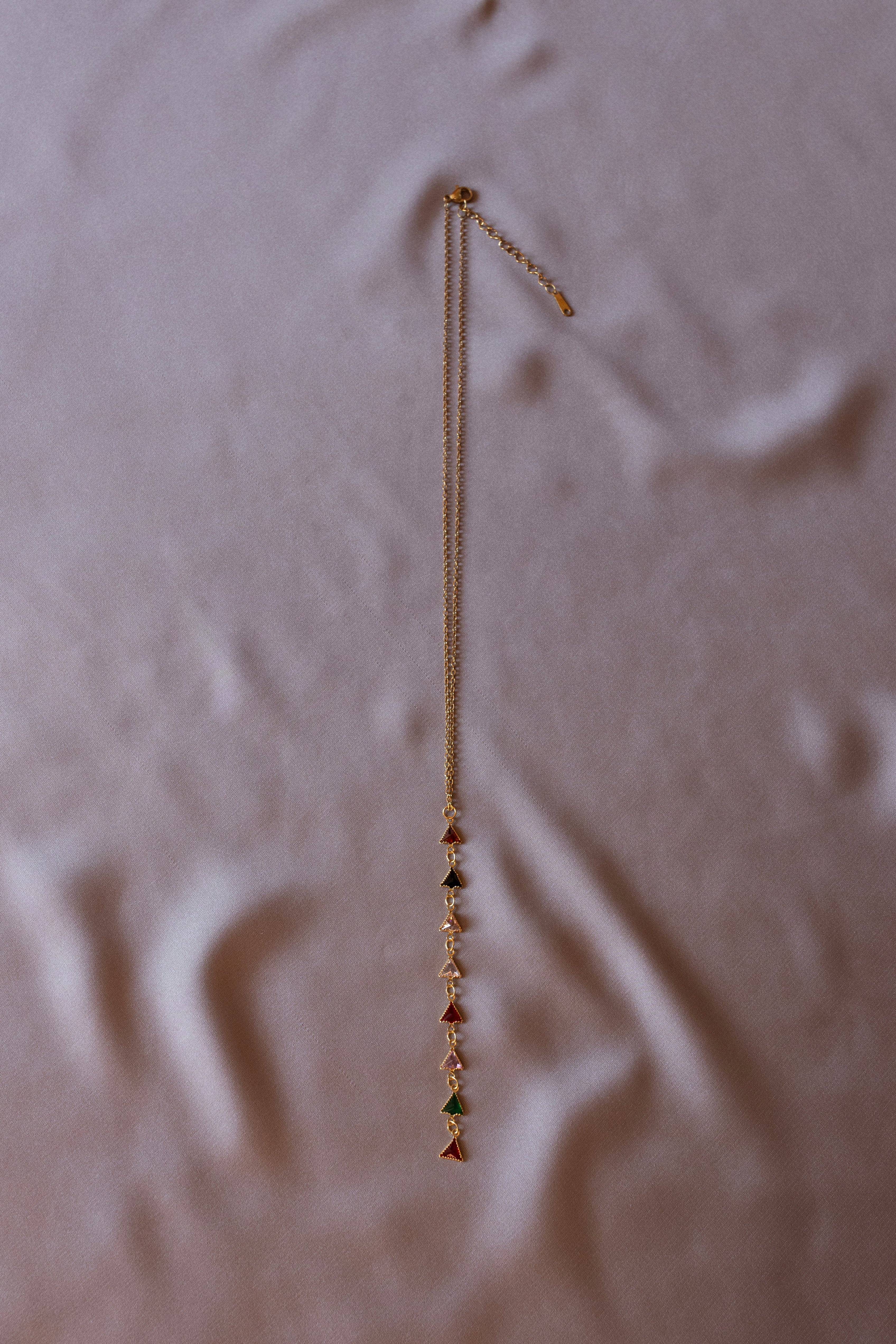 Colorburst Triangle Necklace
