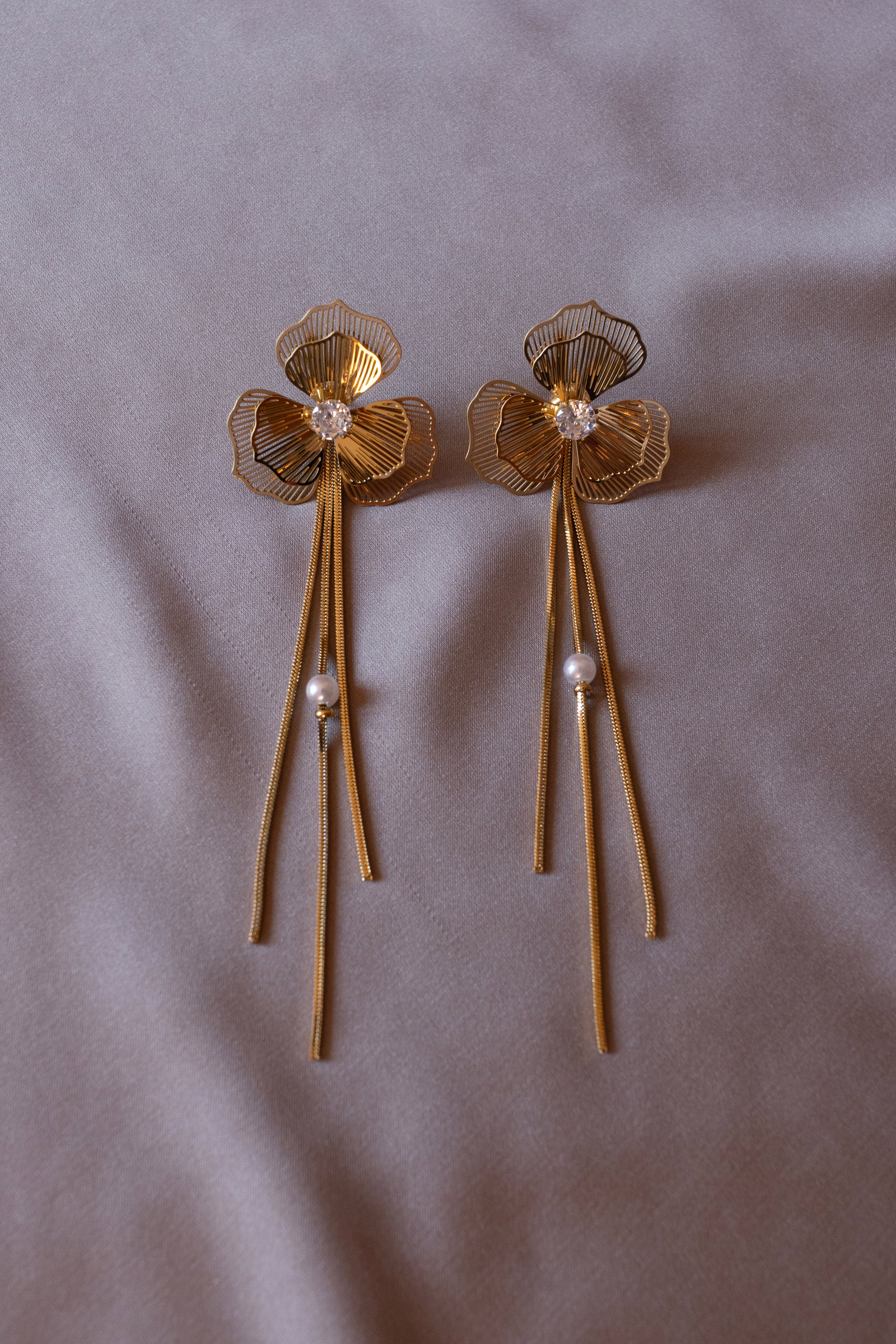 Floral Cascade Earing